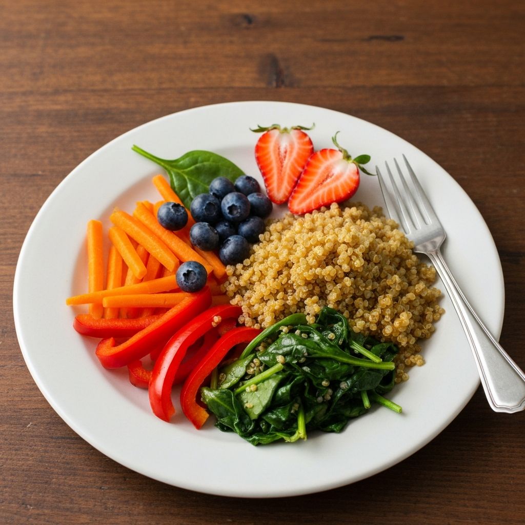 Tägliche Lebensmittelauswahl